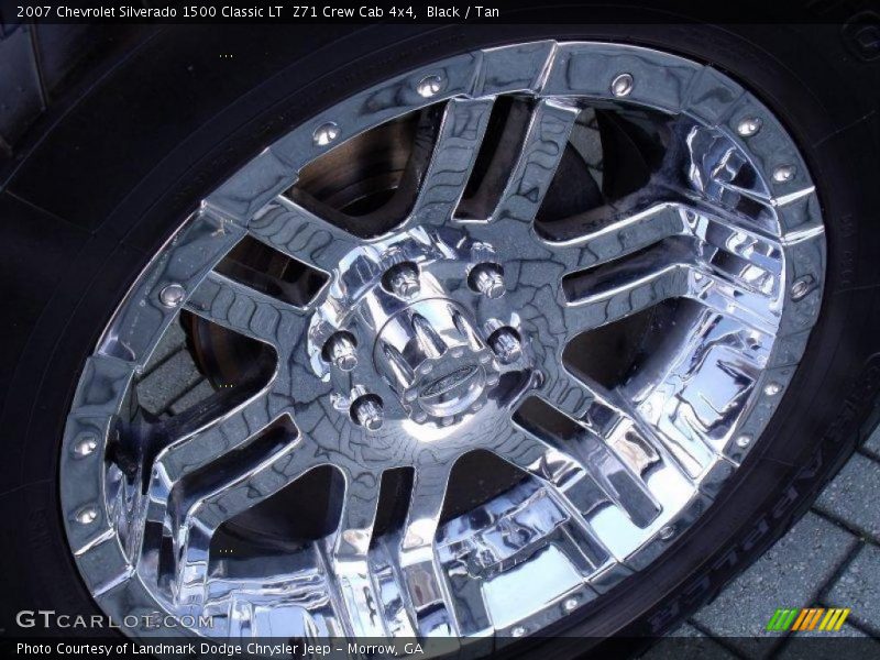 Black / Tan 2007 Chevrolet Silverado 1500 Classic LT  Z71 Crew Cab 4x4