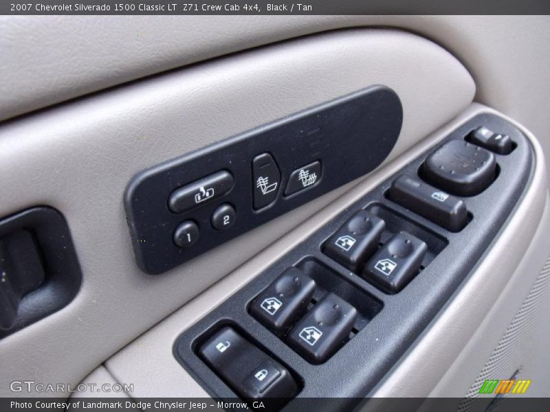 Black / Tan 2007 Chevrolet Silverado 1500 Classic LT  Z71 Crew Cab 4x4