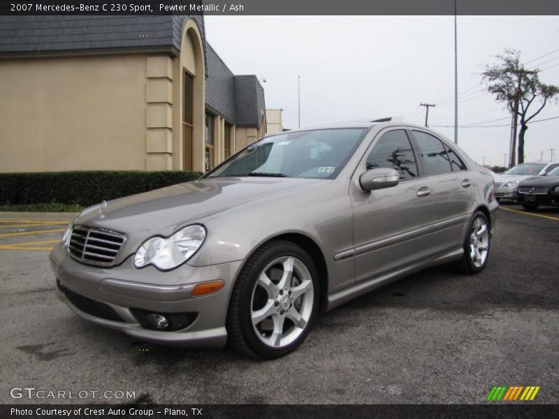 Pewter Metallic / Ash 2007 Mercedes-Benz C 230 Sport