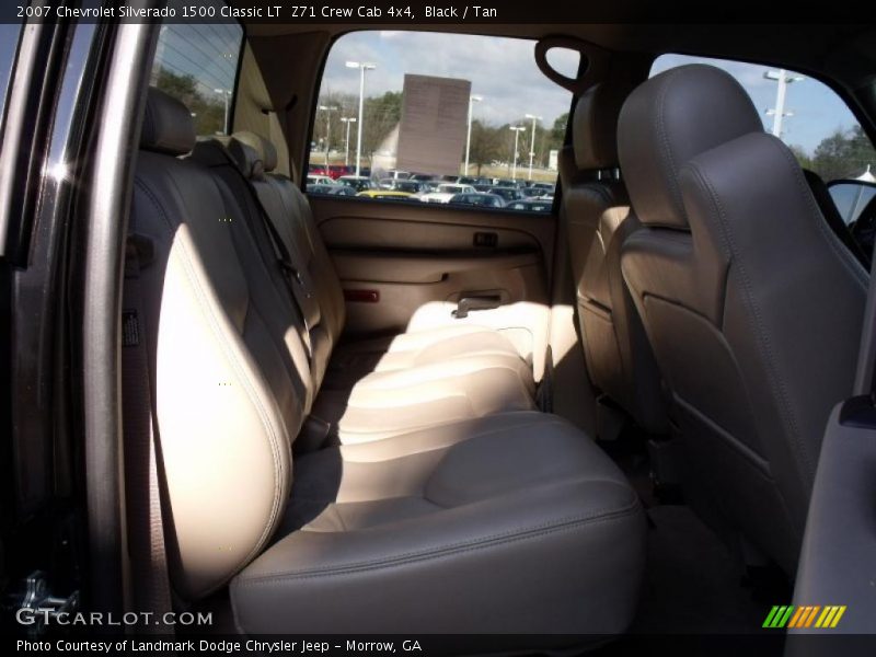 Black / Tan 2007 Chevrolet Silverado 1500 Classic LT  Z71 Crew Cab 4x4