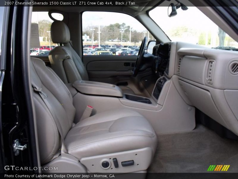 Black / Tan 2007 Chevrolet Silverado 1500 Classic LT  Z71 Crew Cab 4x4