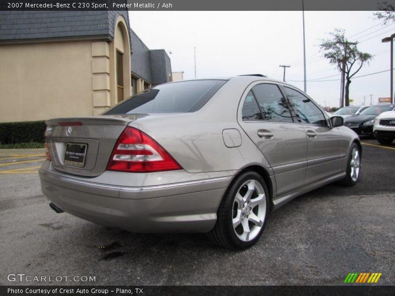 Pewter Metallic / Ash 2007 Mercedes-Benz C 230 Sport