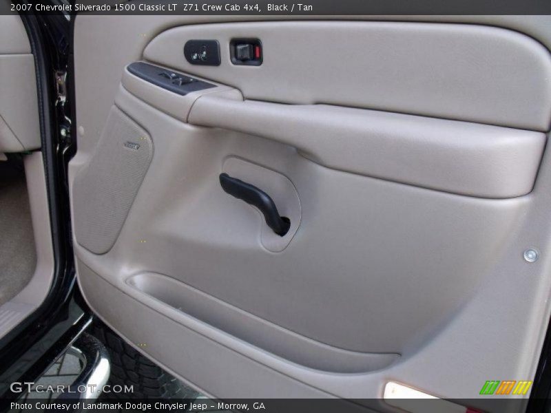 Black / Tan 2007 Chevrolet Silverado 1500 Classic LT  Z71 Crew Cab 4x4
