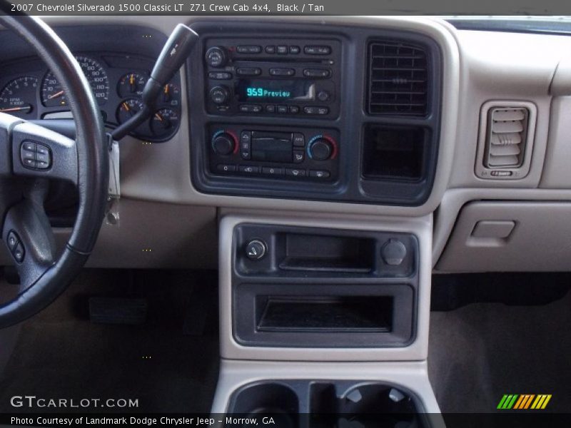 Black / Tan 2007 Chevrolet Silverado 1500 Classic LT  Z71 Crew Cab 4x4