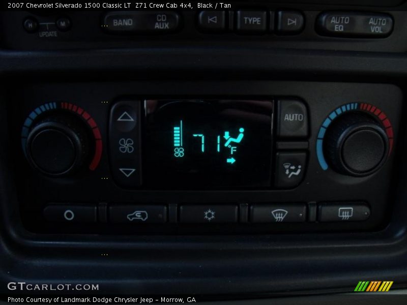 Black / Tan 2007 Chevrolet Silverado 1500 Classic LT  Z71 Crew Cab 4x4