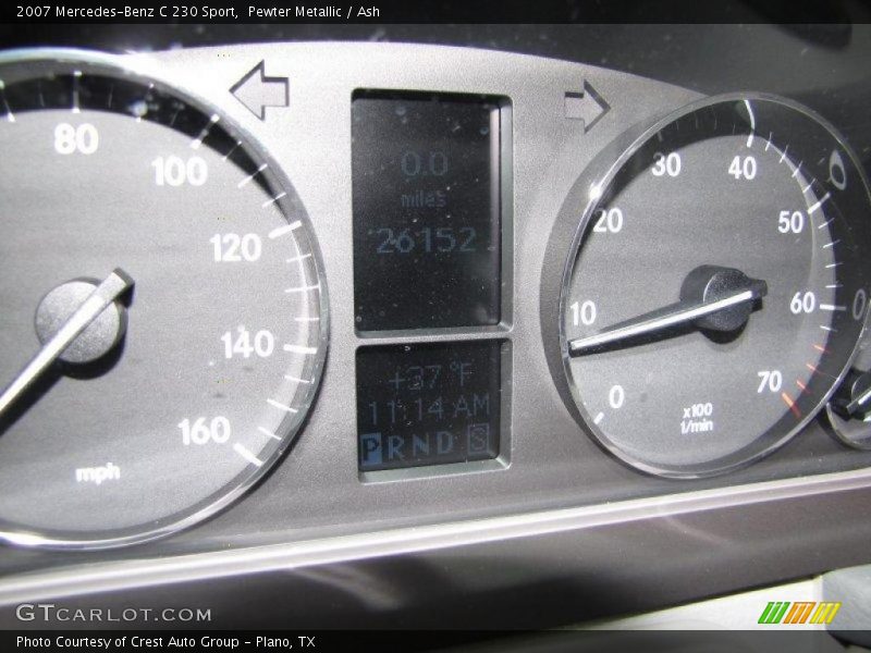 Pewter Metallic / Ash 2007 Mercedes-Benz C 230 Sport