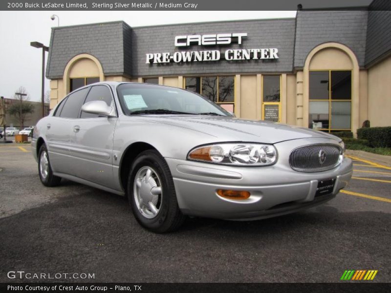 Sterling Silver Metallic / Medium Gray 2000 Buick LeSabre Limited