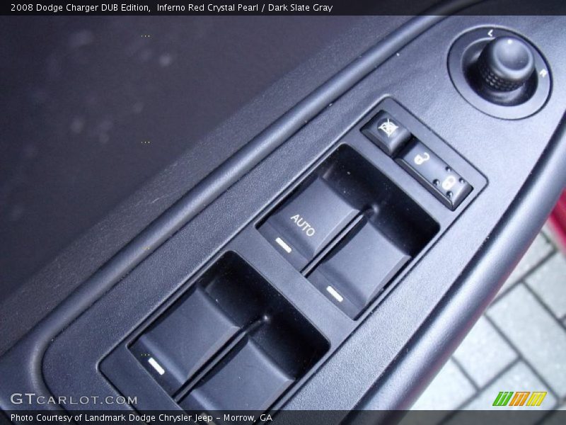 Inferno Red Crystal Pearl / Dark Slate Gray 2008 Dodge Charger DUB Edition