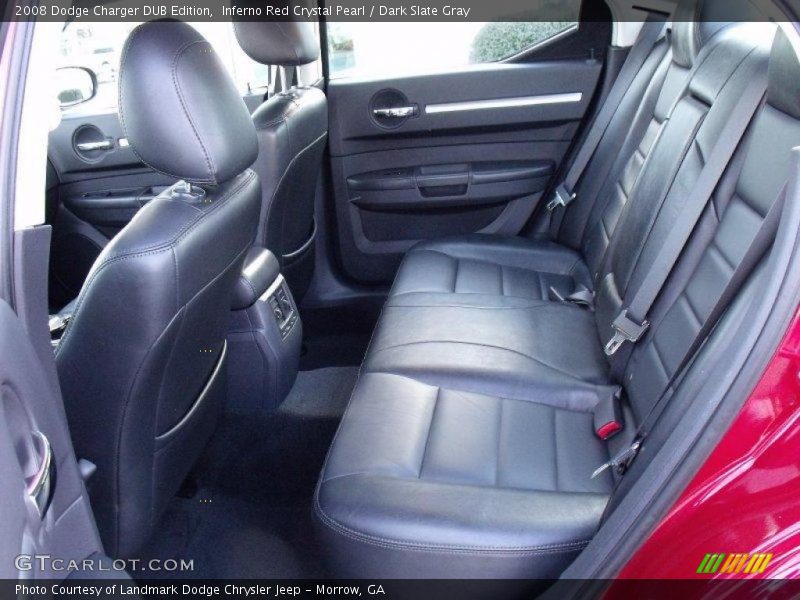 Inferno Red Crystal Pearl / Dark Slate Gray 2008 Dodge Charger DUB Edition