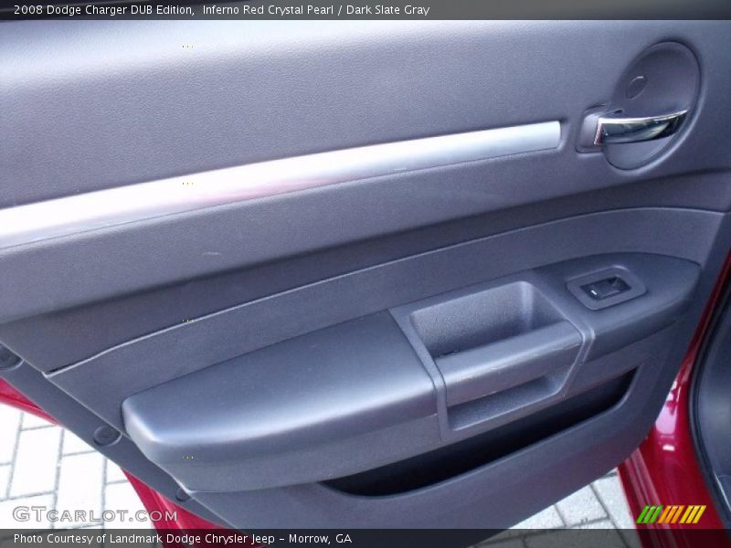 Inferno Red Crystal Pearl / Dark Slate Gray 2008 Dodge Charger DUB Edition