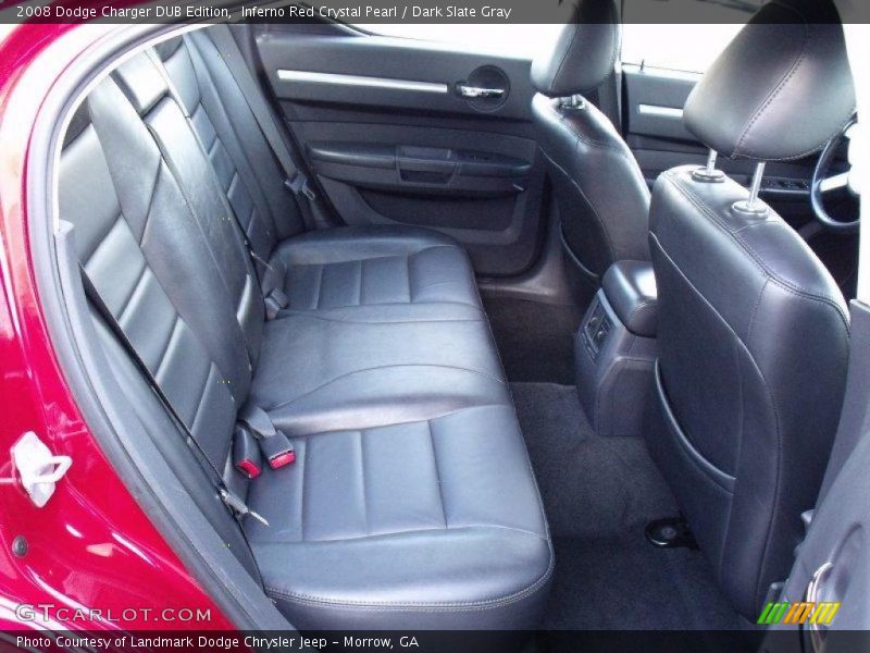 Inferno Red Crystal Pearl / Dark Slate Gray 2008 Dodge Charger DUB Edition