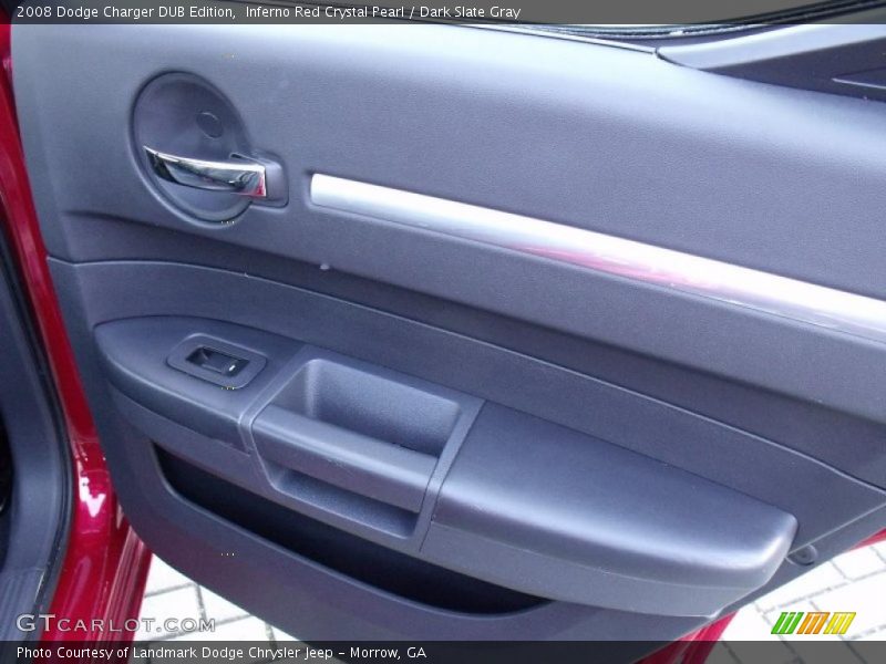Inferno Red Crystal Pearl / Dark Slate Gray 2008 Dodge Charger DUB Edition