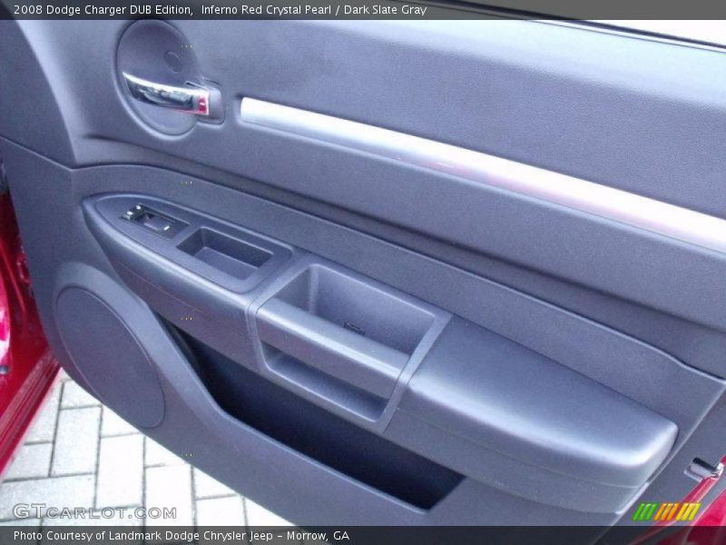 Inferno Red Crystal Pearl / Dark Slate Gray 2008 Dodge Charger DUB Edition