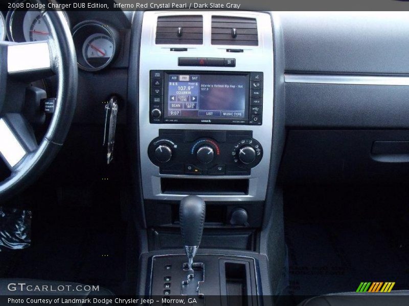 Inferno Red Crystal Pearl / Dark Slate Gray 2008 Dodge Charger DUB Edition