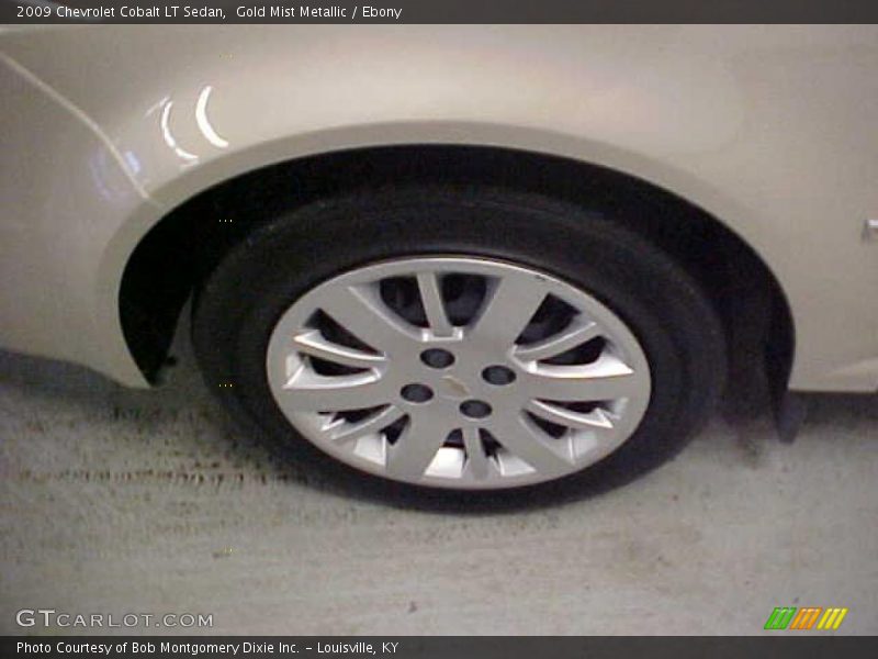 Gold Mist Metallic / Ebony 2009 Chevrolet Cobalt LT Sedan