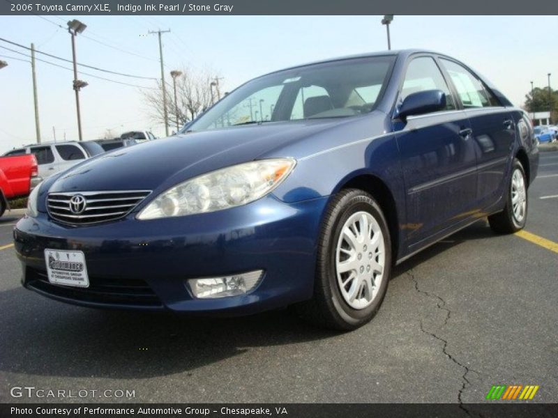 Indigo Ink Pearl / Stone Gray 2006 Toyota Camry XLE