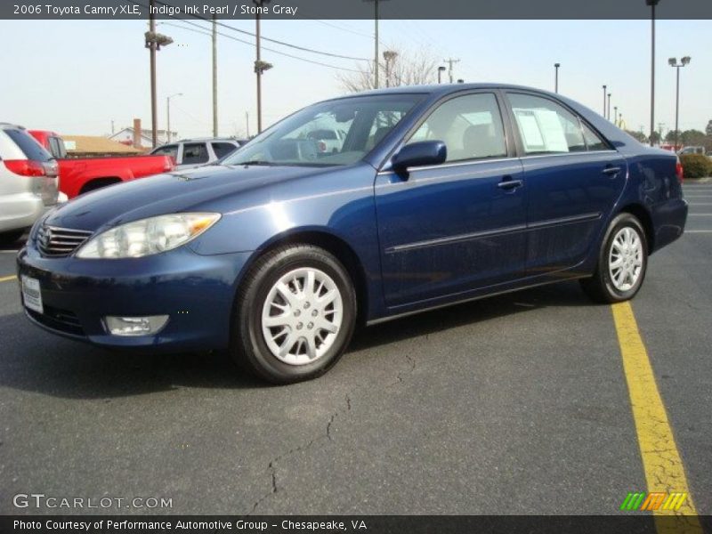 Indigo Ink Pearl / Stone Gray 2006 Toyota Camry XLE