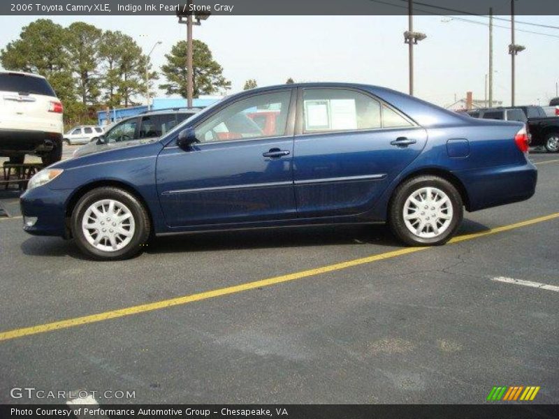 Indigo Ink Pearl / Stone Gray 2006 Toyota Camry XLE