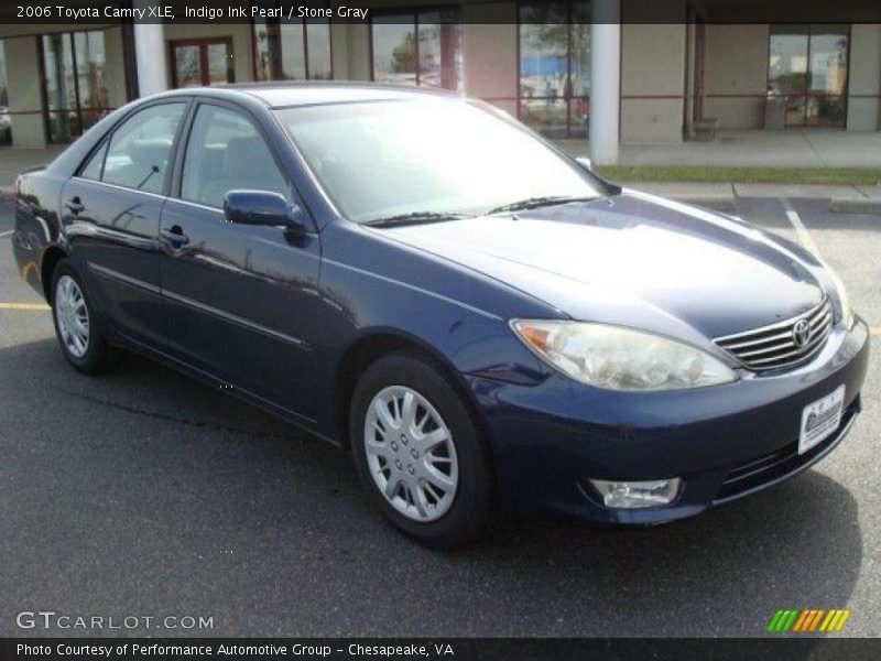 Indigo Ink Pearl / Stone Gray 2006 Toyota Camry XLE