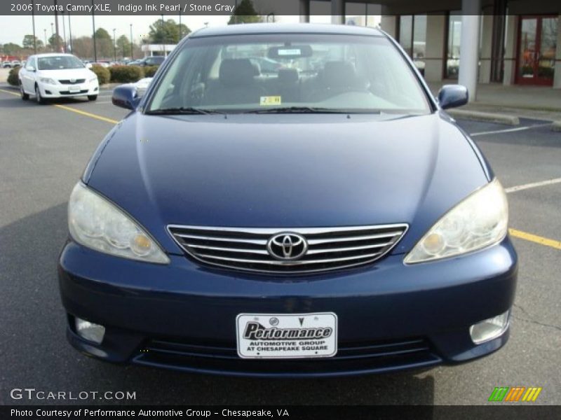Indigo Ink Pearl / Stone Gray 2006 Toyota Camry XLE