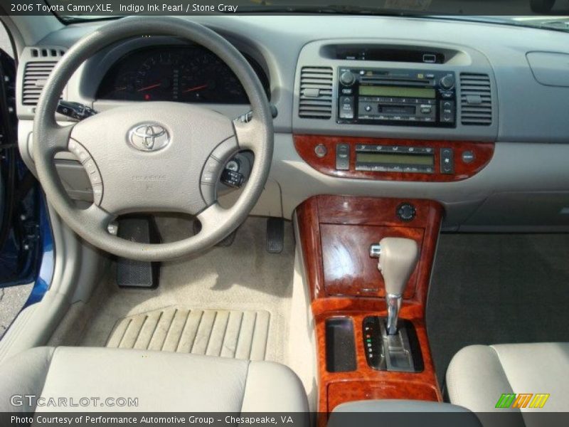 Indigo Ink Pearl / Stone Gray 2006 Toyota Camry XLE