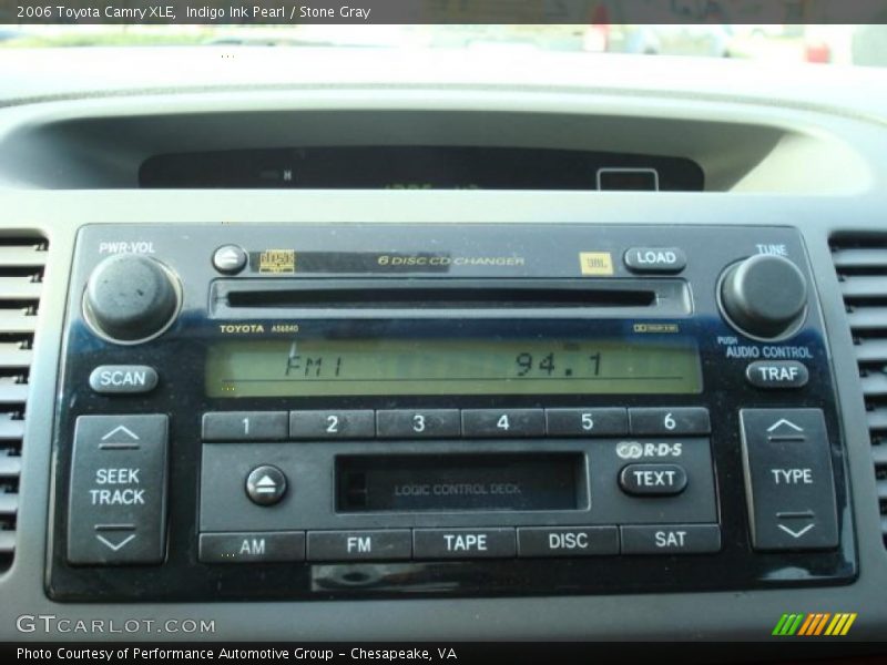 Indigo Ink Pearl / Stone Gray 2006 Toyota Camry XLE