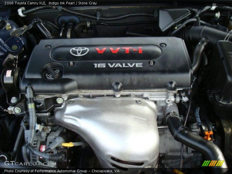 Indigo Ink Pearl / Stone Gray 2006 Toyota Camry XLE