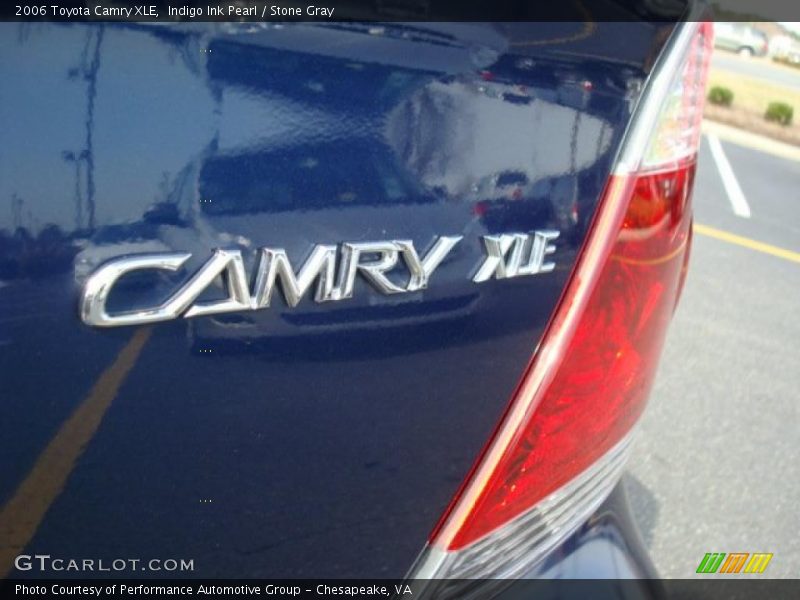 Indigo Ink Pearl / Stone Gray 2006 Toyota Camry XLE