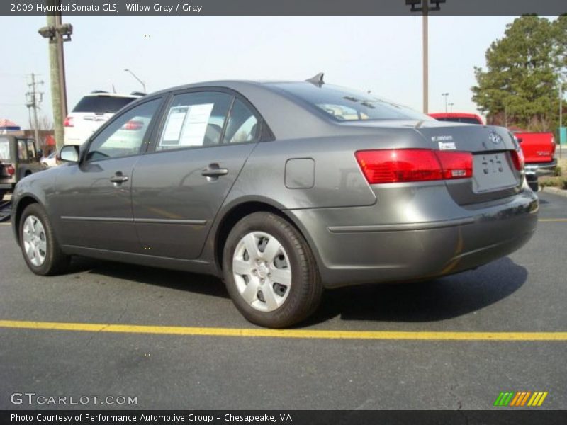 Willow Gray / Gray 2009 Hyundai Sonata GLS