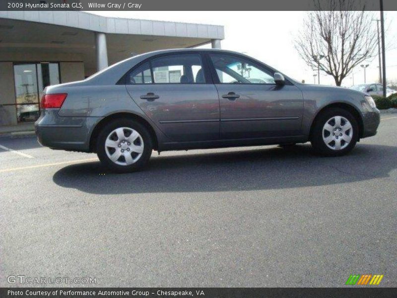 Willow Gray / Gray 2009 Hyundai Sonata GLS