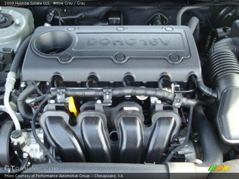 Willow Gray / Gray 2009 Hyundai Sonata GLS