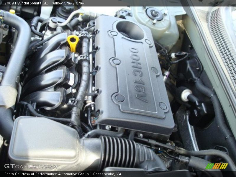 Willow Gray / Gray 2009 Hyundai Sonata GLS
