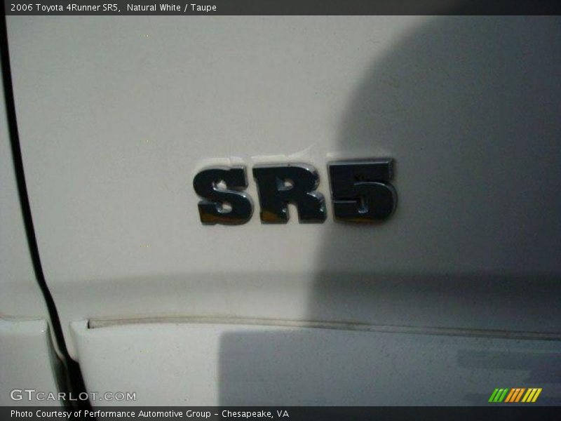 Natural White / Taupe 2006 Toyota 4Runner SR5
