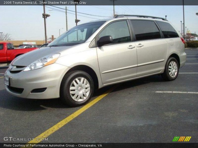 Silver Shadow Pearl / Stone Gray 2006 Toyota Sienna LE