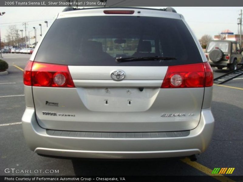 Silver Shadow Pearl / Stone Gray 2006 Toyota Sienna LE