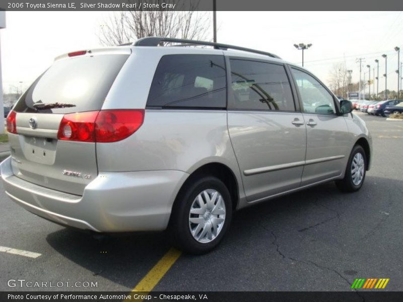 Silver Shadow Pearl / Stone Gray 2006 Toyota Sienna LE