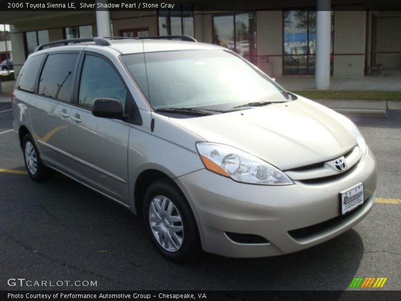 Silver Shadow Pearl / Stone Gray 2006 Toyota Sienna LE