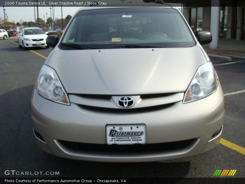 Silver Shadow Pearl / Stone Gray 2006 Toyota Sienna LE