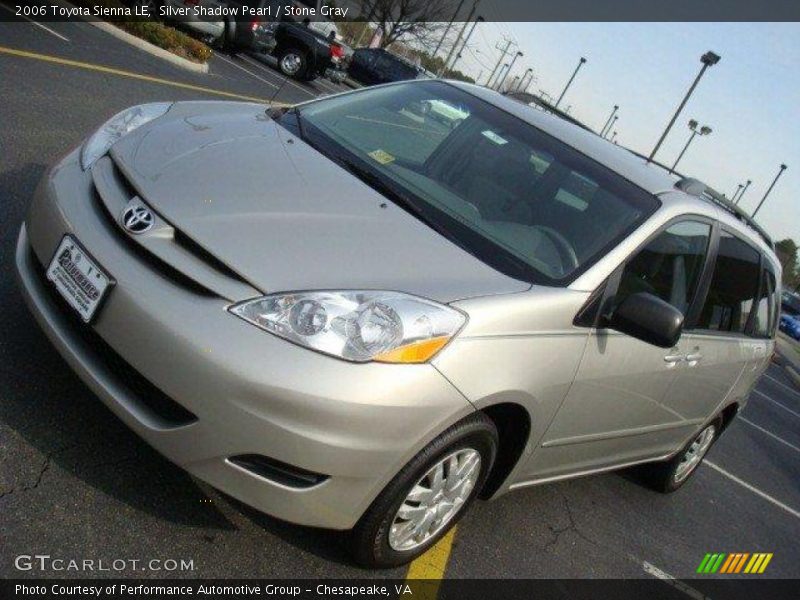 Silver Shadow Pearl / Stone Gray 2006 Toyota Sienna LE
