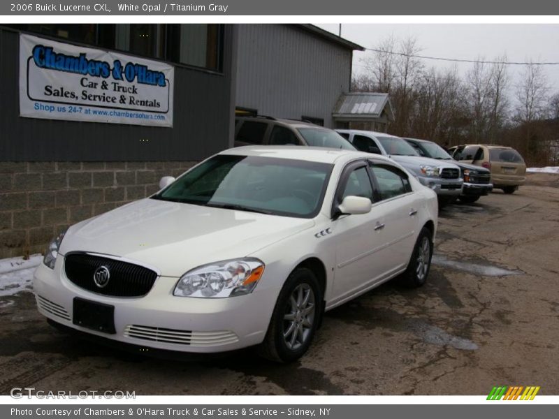 White Opal / Titanium Gray 2006 Buick Lucerne CXL