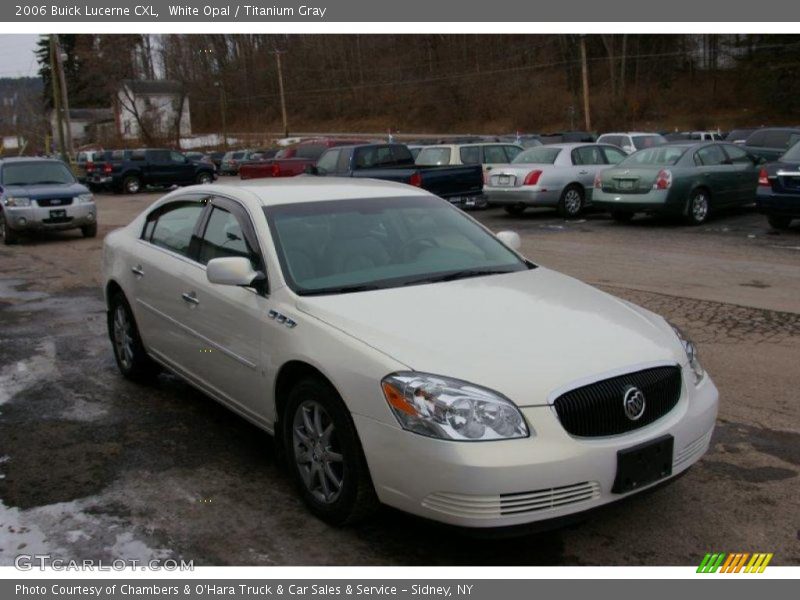 White Opal / Titanium Gray 2006 Buick Lucerne CXL