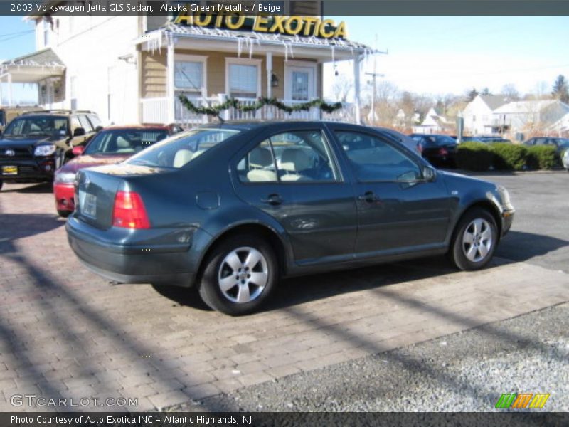 Alaska Green Metallic / Beige 2003 Volkswagen Jetta GLS Sedan