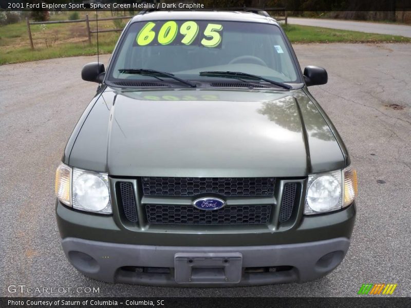 Spruce Green Metallic / Dark Graphite 2001 Ford Explorer Sport