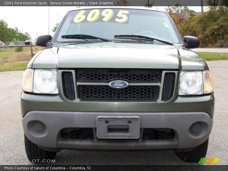 Spruce Green Metallic / Dark Graphite 2001 Ford Explorer Sport