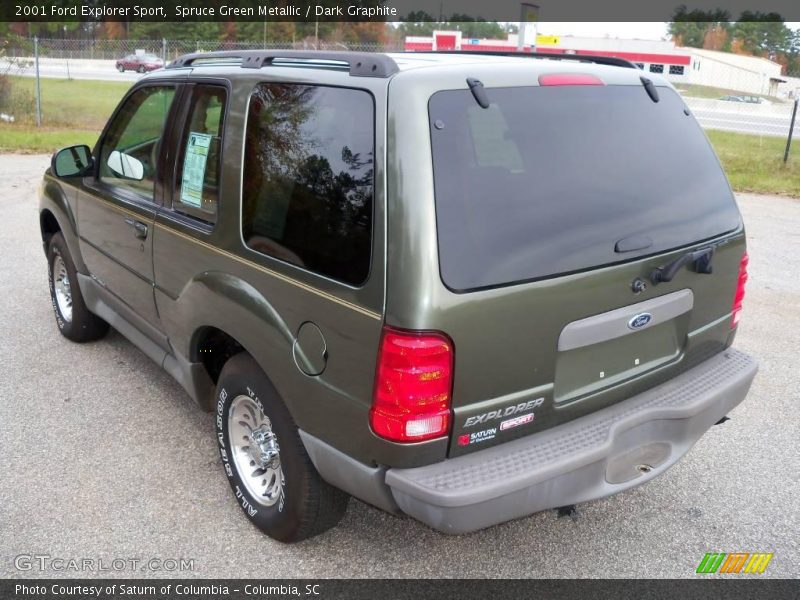 Spruce Green Metallic / Dark Graphite 2001 Ford Explorer Sport