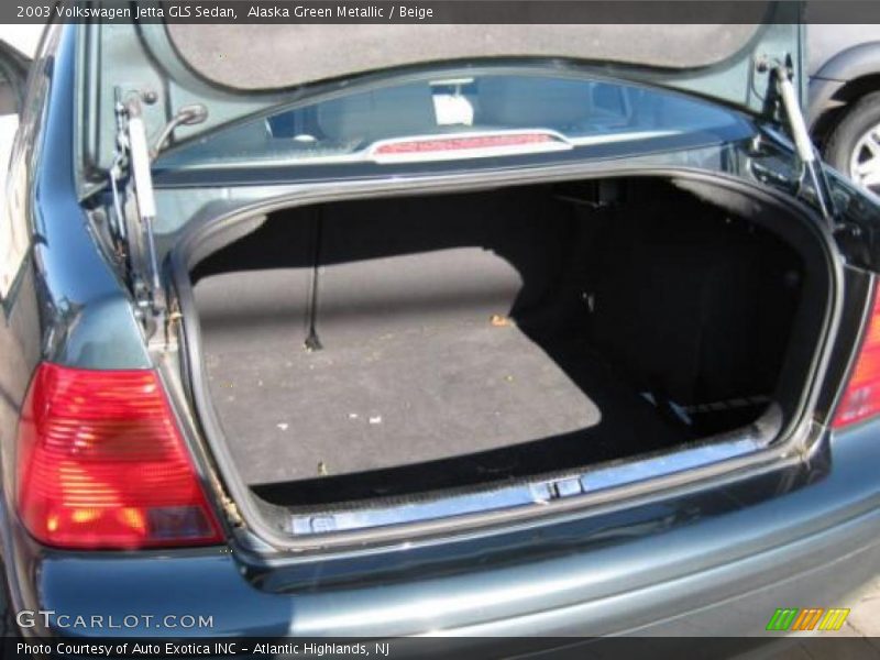 Alaska Green Metallic / Beige 2003 Volkswagen Jetta GLS Sedan