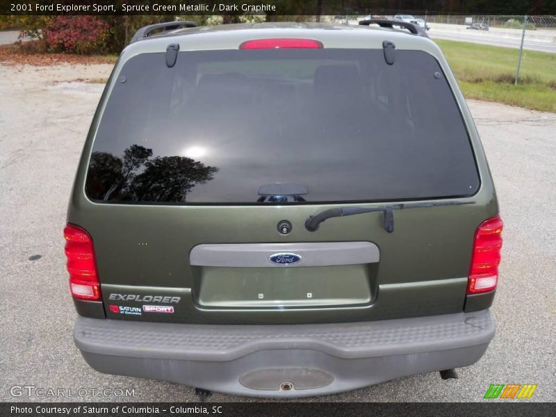 Spruce Green Metallic / Dark Graphite 2001 Ford Explorer Sport