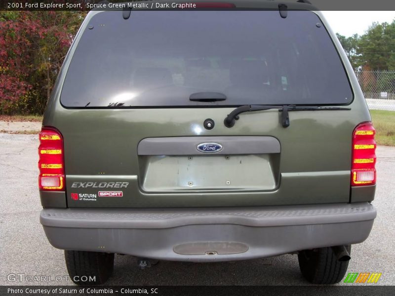Spruce Green Metallic / Dark Graphite 2001 Ford Explorer Sport