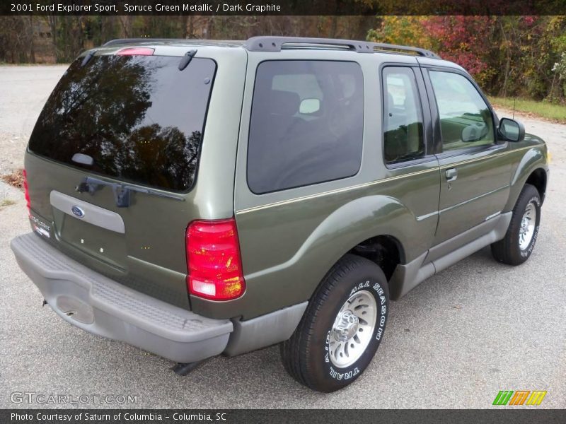 Spruce Green Metallic / Dark Graphite 2001 Ford Explorer Sport