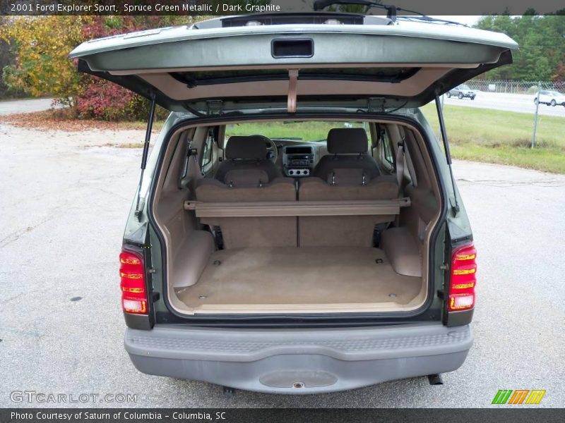 Spruce Green Metallic / Dark Graphite 2001 Ford Explorer Sport